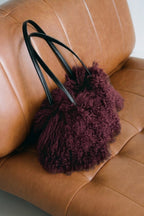 Mongolian Bowler Bag (Wine)