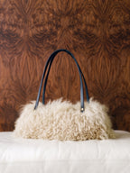 Mongolian Bowler Bag (Cream)