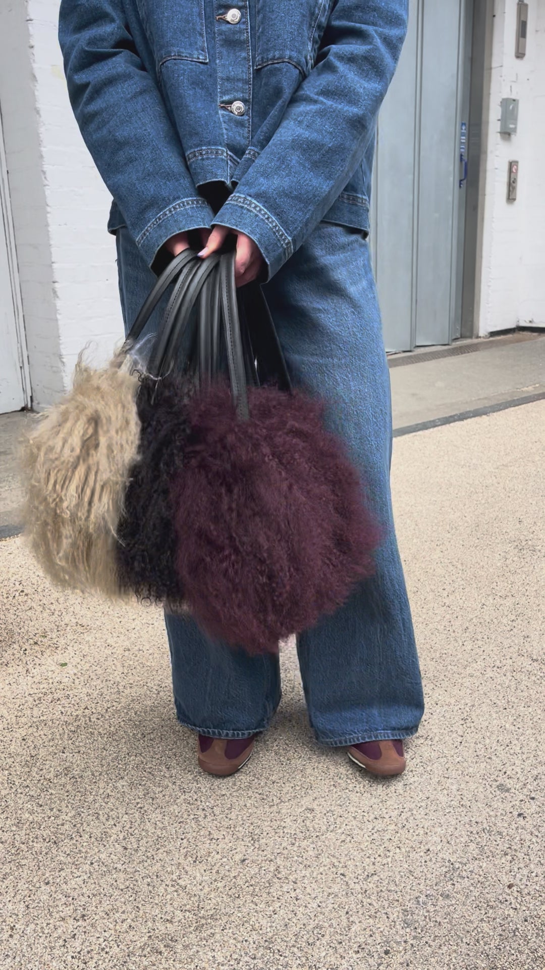 Mongolian Bowler Bag (Black)